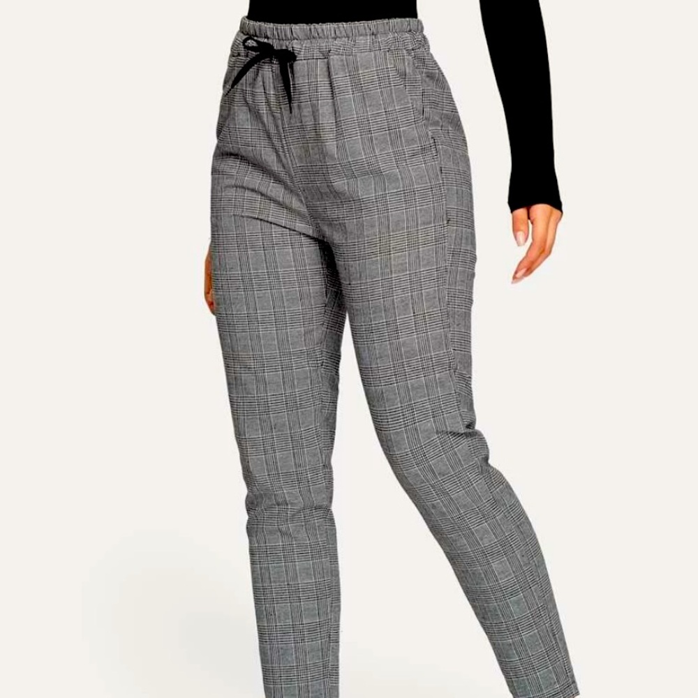 ✨ plaid drawstring pants ✨